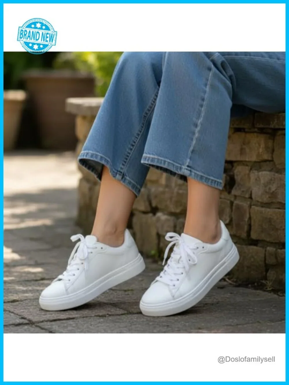Vegan Leather Platform Lace Up Sneakers Cushioned Comfort